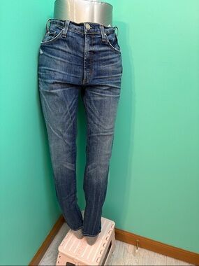 McGuire Denim Tuxedo Stripe Straight Leg Jeans